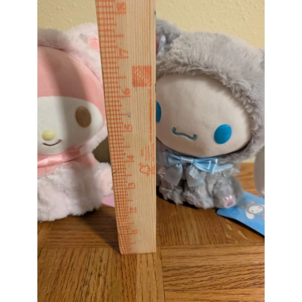 Sanrio Cinnamoroll Milk Plush Set 2 Soft Toy Cat Costume Baby Kawaii‎ My Melody
